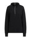 Courrèges Woman Turtleneck Black Size Xs Merino Wool, Polyamide