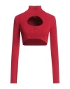 Courrèges Cut-out Long-sleeves Jumper In Red