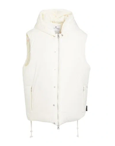 Courrèges Woman Vest Ivory Size M Polyester In White