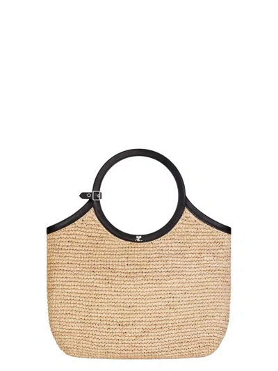Courrèges Women's Bag Medium Holy Raphia