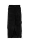 Courrèges Courreges Women Black Polyester Blend Skirt In Black