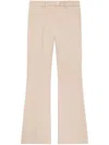 Courrèges Twill Bootcut Trousers In Multicolor
