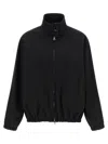 Courrèges Courreges Buckle-collared Bomber Jacket In Black