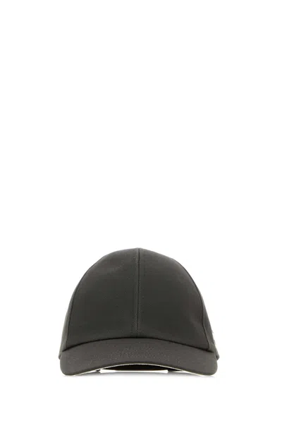 Courrèges Courreges Women Charcoal Cotton Baseball Cap In Green