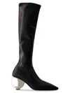 Courrèges Circle Boots - Courreges - Synthetic Leather - Black In Black
