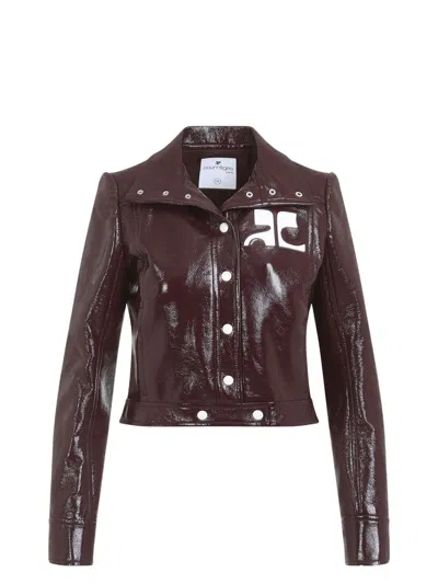 COURRÈGES WOMEN'S COURRÃ¨GES VINYL JACKET