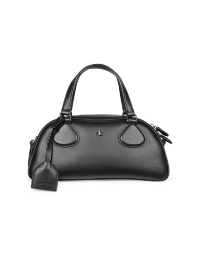 Courrèges Women's Friday Leather Bowler In Black