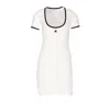 Courrèges Courreges Women Holistic Contrast Logo Dress In White
