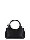 Courrèges Holy Day Leather Bag In Black
