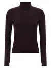 Courrèges Courreges Women Interlock Viscose Sweater In Brown