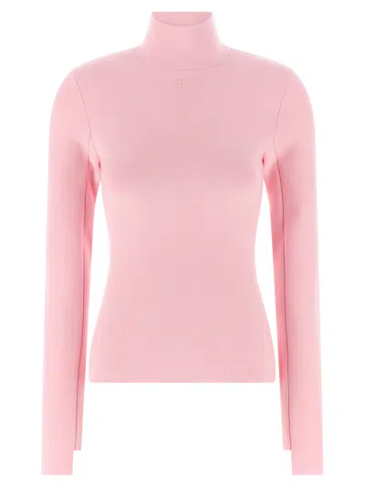 COURRÈGES COURREGES WOMEN INTERLOCK VISCOSE SWEATER