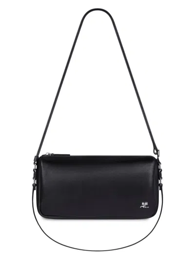 Courrèges Women's Leather Camera Bag In Black