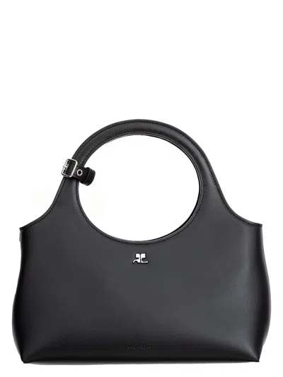 COURRÈGES WOMEN'S LEATHER HOLY DAY BAG
