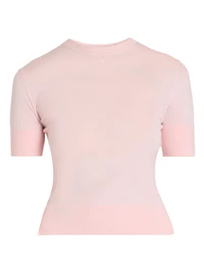 Courrèges Women's Merino Wool Top In Pink