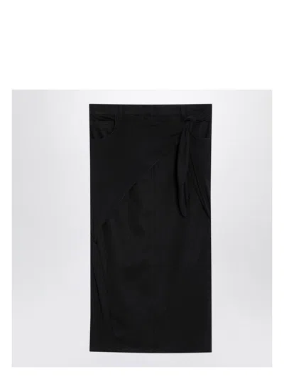 Courrèges Women's Midi Skirt With Draping