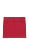 Courrèges Courregès Mini Skirt Belted Polycotton
