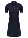 Courrèges Woman Mini Dress Midnight Blue Size M Cotton In Blue