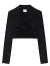 Courrèges Courregès Polo Twist Piqué Crop