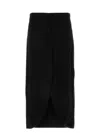 Courrèges Courreges Women Black Polyester Blend Skirt In Black