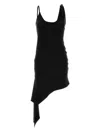 Courrèges Courreges Black Polyester Mini Dress