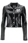 Courrèges Courreges Women Reedition Vinyl Jacket In Green