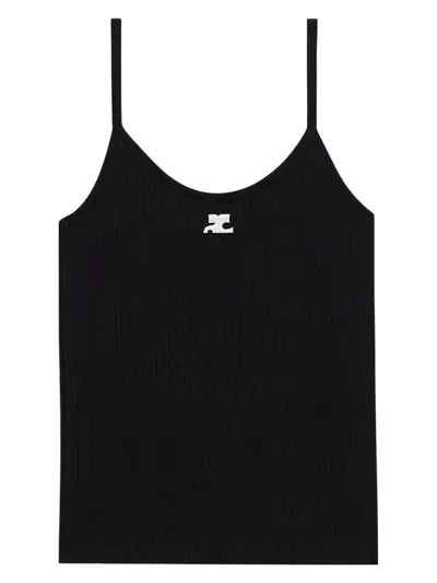 COURRÈGES WOMEN'S RIB KNIT TANK TOP