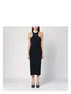 Courrèges Women's Ribbed Midi Dress