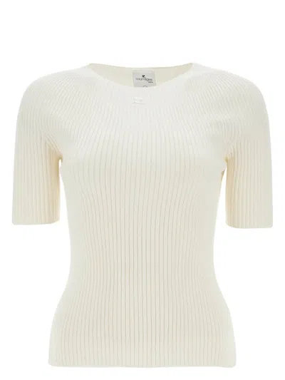 COURRÈGES WOMEN'S RIBBED SWEATER