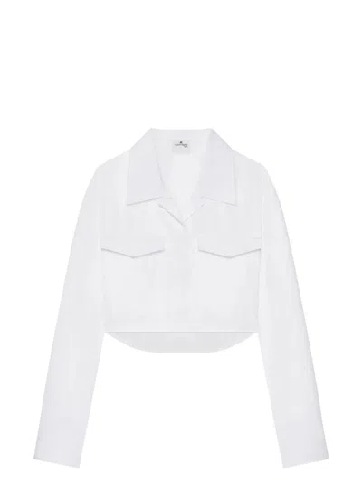 Courrèges Women's Shirt 2-pocket Poplin Crop