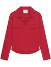 Courrèges Shirt Utility Polycotton In Red