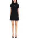 Courrèges Courreges Women Short "interlock" Dress In Black