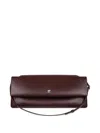 Courrèges Shoulder Bag Cuff Design Adjustable Strap In Burgundy
