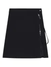Courrèges Midi Skirt With Side Zip