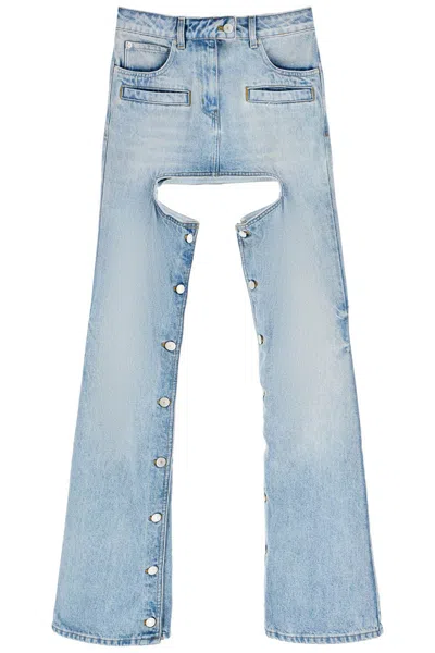 Courrèges Women's Ss23 Blue Denim Jeans By Courregs