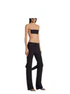 Courrèges Black Bandeau Top