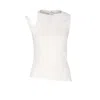 Courrèges Transverse 90s Tank Top In White