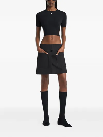 Courrèges Courreges Women's T-shirt In Black