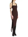 Courrèges Knit Dress In Brown