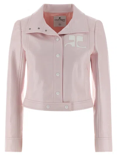 Courrèges Courreges Women's Vinyl Jacket In Pink