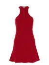 Courrèges Viscose Blend Dress With Button Detail