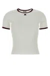 Courrèges Courreges Women White Cotton T-shirt In White