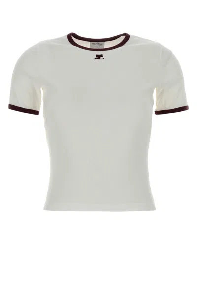 Courrèges Courreges Women White Cotton T-shirt