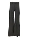 Courrèges Courreges Women Wide-leg Trousers In Black