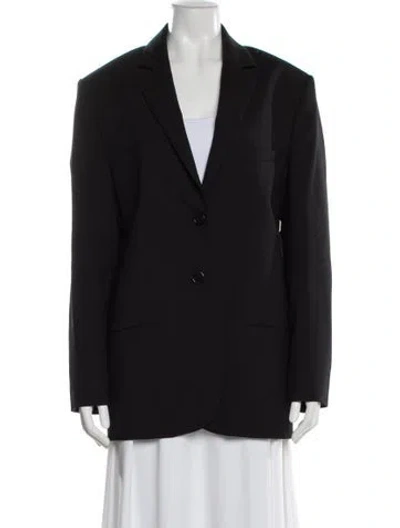Pre-owned Courrèges Wool Blazer In Black