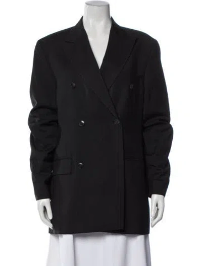 Pre-owned Courrèges Wool Blazer In Gray