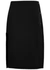 Courrèges Midi Oblique As In Black