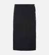 COURRÈGES COURRÈGES WOOL-BLEND MIDI SKIRT