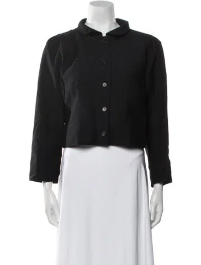 Pre-owned Courrèges Wool Evening Jacket In Black