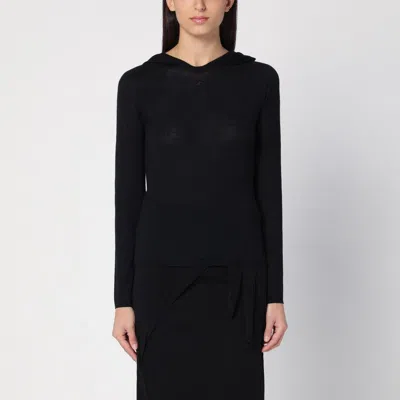 Courrèges Wool Hooded Sweater
