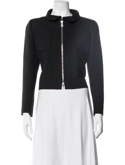 Pre-owned Courrèges Wool Jacket In Blue